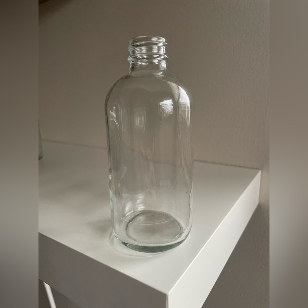 Clear Glass Bottle